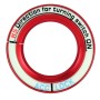 For Ford Fluorescent Aluminum Alloy Ignition Key Ring, Inside Diameter: 3.2cm (Red)