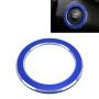 For Renault Metal Ignition Key Ring, Inside Diameter: 4.8cm (Blue)