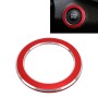 For Renault Metal Ignition Key Ring, Inside Diameter: 4.8cm (Red)