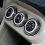 Car Metal Air Conditioner Knob Case for Mitsubishi ASX (Black)