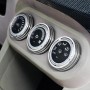 Car Metal Air Conditioner Knob Case for Mitsubishi ASX (Silver)