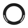 Для кольца ключа зажигания Honda Metal, диаметр: 3,9 см (черный)