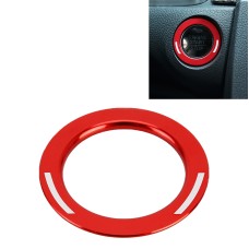 For Honda Metal Ignition Key Ring, Diameter: 3.9cm (Red)