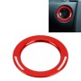 Для кольца ключа зажигания Honda Metal, диаметр: 3,9 см (красный)