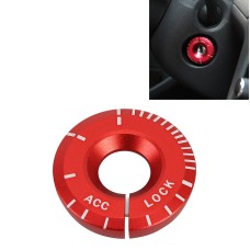 For Volkswagen Metal Ignition Key Ring, Diameter: 4.8cm (Red)