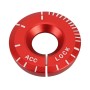 For Volkswagen Metal Ignition Key Ring, Diameter: 4.8cm (Red)