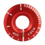 For Volkswagen Metal Ignition Key Ring, Diameter: 4.8cm (Red)
