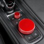 2 PCS Car Metal Central Control Knob Case for Cadillac (Red)