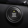 Car Engine Start Key Push Button Inner Ring Trim Sticker Decoration for Mazda Axela CX-30 2020 (Black)