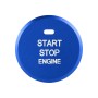 Car Engine Start Key Push Button Inner Ring Trim Sticker Decoration for Mazda Axela CX-30 2020 (Blue)
