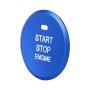 Car Engine Start Key Push Button Inner Ring Trim Sticker Decoration for Mazda Axela CX-30 2020 (Blue)