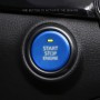 Car Engine Start Key Push Button Inner Ring Trim Sticker Decoration for Mazda Axela CX-30 2020 (Blue)