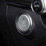 Car Engine Start Key Push Button Inner Ring Trim Sticker Decoration for Mazda Axela CX-30 2020 (Silver)