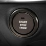 Car Engine Start Key Push Button Outside Ring Trim Sticker Decoration for Mazda Axela CX-30 2020 (Black)