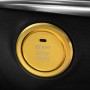 Car Engine Start Key Push Button Outside Ring Trim Sticker Decoration for Mazda Axela CX-30 2020 (Gold)