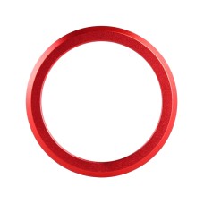 Car Engine Start Key Push Button Outside Ring Trim Sticker Decoration for Mazda Axela CX-30 2020 (Red)