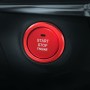 Car Engine Start Key Push Button Outside Ring Trim Sticker Decoration for Mazda Axela CX-30 2020 (Red)