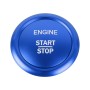 Car Engine Start Key Push Button Ring Trim Sticker Decoration for Mercedes-Benz A-Class 2013-2018 / C-Class 2015-2018 / GLA (Blue)