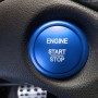 Car Engine Start Key Push Button Ring Trim Sticker Decoration for Mercedes-Benz A-Class 2013-2018 / C-Class 2015-2018 / GLA (Blue)