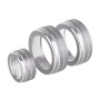 3 PCS Car Metal Air Conditioner Knob Case for Honda CR-V 2017-2021 (Silver)