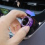 2 PCS Car Metal Air Conditioner Knob Case for Toyota Corolla / Levin / Allion / Yaris 2019-2021 (Purple)