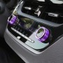2 PCS Car Metal Air Conditioner Knob Case for Toyota Corolla / Levin / Allion / Yaris 2019-2021 (Purple)