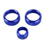 3 ПК. Автомобильный металлический кондиционер корпус для BMW x1 / x2 / gt (синий)
