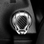 Автомобильный двигатель запуск ключа кнопки защитной крышки (серебро)