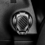 Автомобильный двигатель запуск ключа кнопки защитной крышки (серебряный серый)