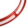 4 PCS / Set Air Conditioning Vent Metal Decorative Ring for Audi A1(Red)