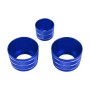 3 PCS / Set Air Conditioning Knob Metal Decorative Ring for BMW X3 / X4 / 5 Series / 7 Series / 6 Series GT (Blue)