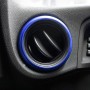 2 PCS Car Air Conditioner Air Outlet Decorative Ring for Subaru BRZ Outback / Toyota 86(Blue)
