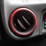 2 PCS Car Air Conditioner Air Outlet Decorative Ring for Subaru BRZ Outback / Toyota 86(Red)