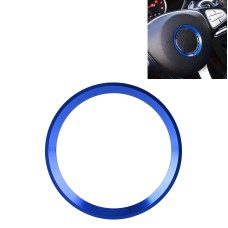 Car Steering Wheel Decorative Ring Cover for Mercedes-Benz, Inner Diameter: 5.6cm (Blue)