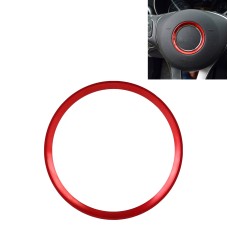 Car Steering Wheel Decorative Ring Cover for Mercedes-Benz, Inner Diameter: 5.8cm (Red)