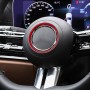 Декоративное кольцевое крышку автомобильного рулевого колеса для Mercedes-Benz, внутренний диаметр: 7,2 см (красный)