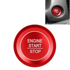 Car Engine Start Key Push Button Ring Trim Sticker for Honda(Red)