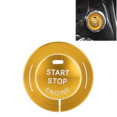 Car Engine Start Key Push Button Ring Trim Sticker for Infiniti (Gold)