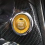 Наклейка на запуск на кнопку на кнопку автомобильного двигателя для Infiniti (золото)