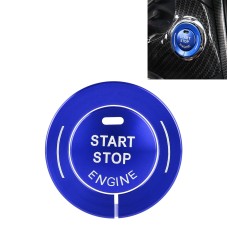 Car Engine Start Key Push Button Ring Trim Sticker for Infiniti (Blue)