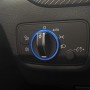 Украшение на стикеру для выключателя автомобиля для выключателя кольца для Audi Q2 (синий)
