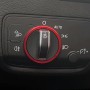Украшение на стикеру для выключателя автомобиля для выключателя кольца для Audi Q2 (красный)