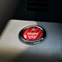Автомобильный карбоновый волокнный двигатель кнопка запуска кнопка декоративной обложки для Ford Focus 2019 (красный)