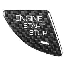 Автомобильное углеродное волокно кнопку запуска кнопка декоративной крышки для Cadillac ATS / ATS-L (Black)