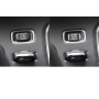 Автомобильное углеродное волокно кнопку запуска кнопка декоративной крышки для Volvo V40 2013-2019 (черный)