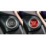Автомобильное углеродное волокно кнопка запуска кнопка декоративной крышки для Lexus nx200 (красный)