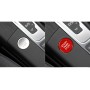 Car Carbon Fiber Engine Start Button Decorative Cover Trim for Audi A3 (Red)