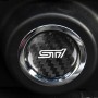 Автомобильный карбоновый волокнный двигатель кнопка запуска кнопка декоративной обложки для Subaru BRZ 2013-2019 / 86 2013-2019 (черный)