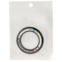 Fluorescent Aluminum Alloy Ignition Key Ring, Inside Diameter: 3.4cm(Black)