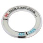Fluorescent Aluminum Alloy Ignition Key Ring, Inside Diameter: 3.4cm(Silver)